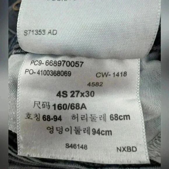 Denizen Women's Mid-Rise Skinny Jeans Blue Cotton SZ 4 S - Picture 5 of 5